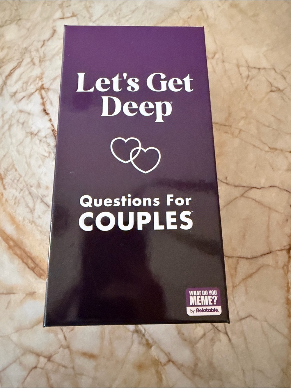 Let's Get Deep - Questions for Couples (Purple)
